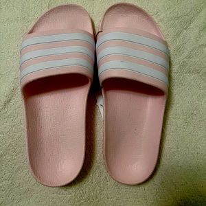 Adidas Pink slides for girls